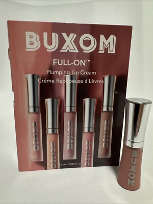 Buxom Full-On Plumping Lip Cream in White Russian Shade | Travel Size 1.5 ml NEW
