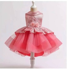 Luxury Sparkly Princess Wedding Birthday Flower Girl Dress 5024