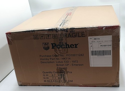 Pocher 1/8 scale Diecast Kit HK114 - Lotus 72D 1972 British GP E.Fittipaldi - Picture 7 of 7