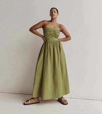 chinese dress ladies Dissh Athena Slip Maxi Skirt in Green  Hills Shire Hire