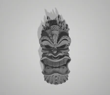 3d Model Stl File for CNC Router Tiki 3D Model