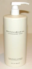 Donna Karan Cashmere Mist The Body Lotion 32 Oz 946 mL Moisturizer Jumbo w/ Pump