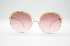 Vintage Brendel D55 Brown Transparent Oval Sunglasses Glasses NOS