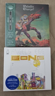 Japan Mini lp PALADIN Charge & UK GONG Angels Egg CD LOT Import BRAND NEW SEALED