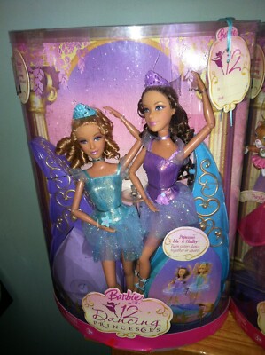 Barbie 12 Dancing Princesses Genevieve, Isla & Hadley dolls