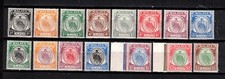 Malaya Negeri Sembilan s47498 1949/55 MNH** Def. 15er $1.00/$2.00/$5.00