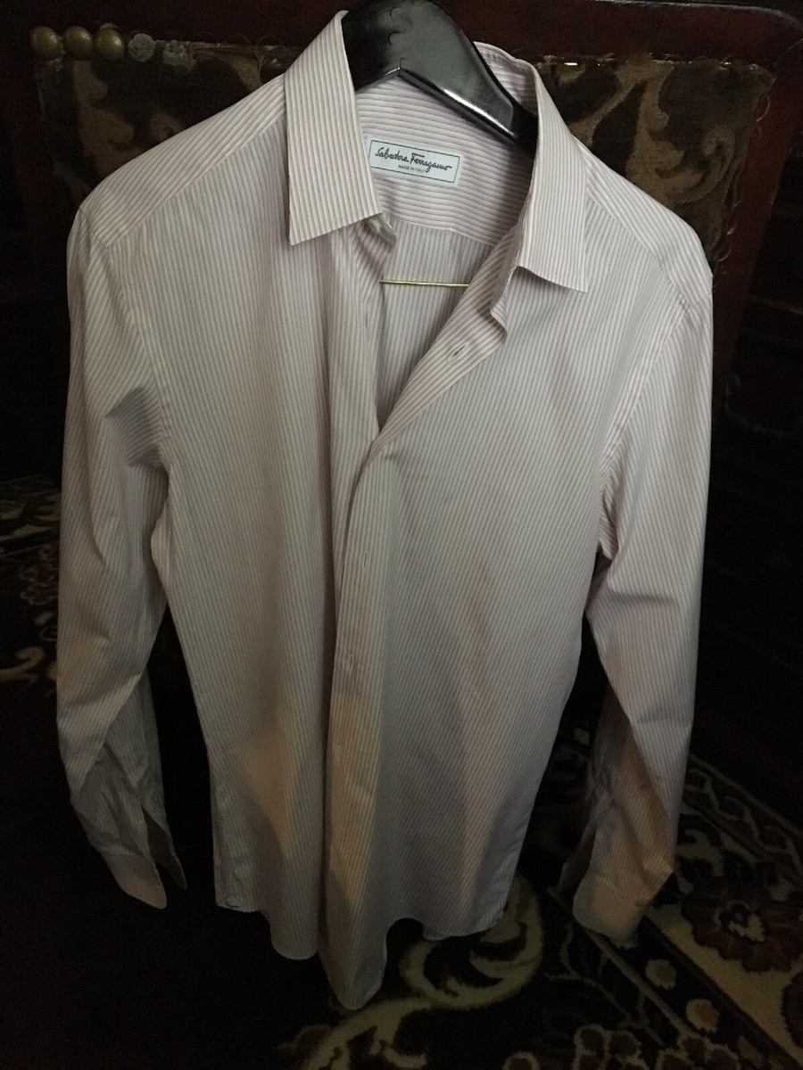 ferragamo dress shirts Ferragamo Monogram shirt - Men