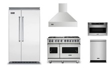 Viking Professional Package w 7 Series 48" Dual Fuel Range and 48" Refrigerator