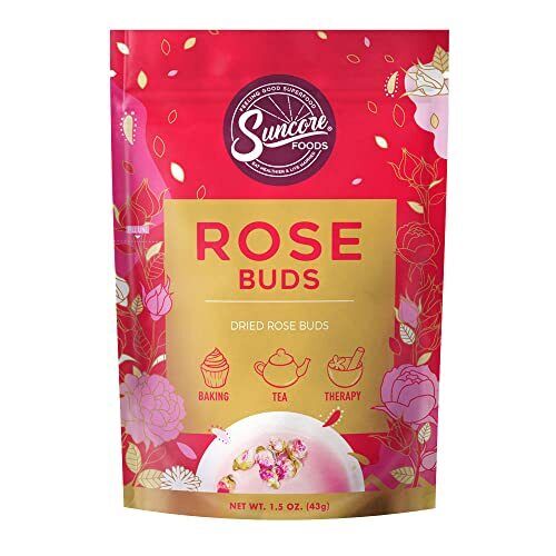  Dried Rose Buds Bloom, Caffeine-Free Tea, Gluten-Free, 1.5 Ounce (Pack of 1) - Picture 1 of 6