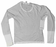 NWT🖤LULULEMON🖤SIZE 8🖤SWIFTLY TECH LS 2.0 RACE LENGTH LONG SLEEVE🖤WHITE🖤