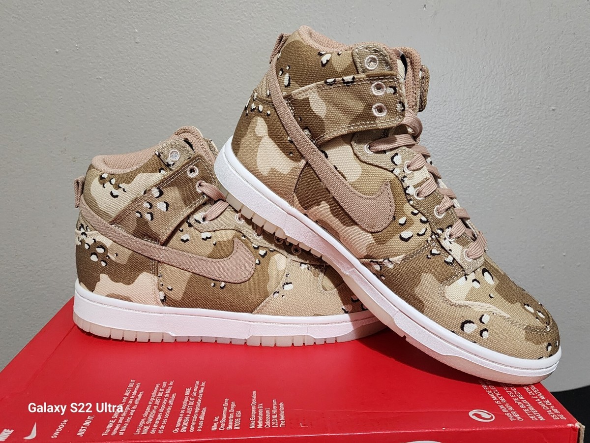 Nike Dunk High “Desert Camo” Size 7 Men | 8.5W Nike Sb Dunk High Pro Desert Camo – Kicks Machine main image 4