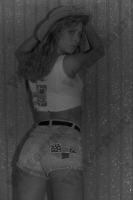 pretty woman glamour pose bikini  / lingerie  35mm Negative  V1j1