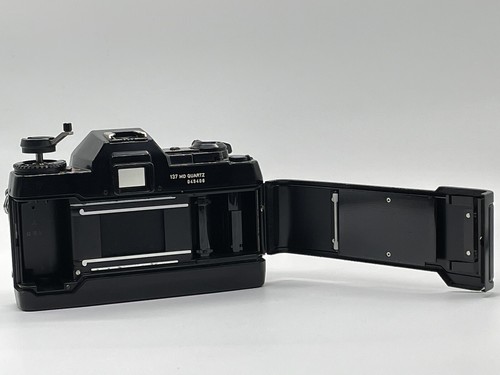 [Exc+5] Contax 137 MD Quartz analoge Spiegelreflexkamera 35 mm schwarzes Gehäuse aus Japan - Bild 10 von 11