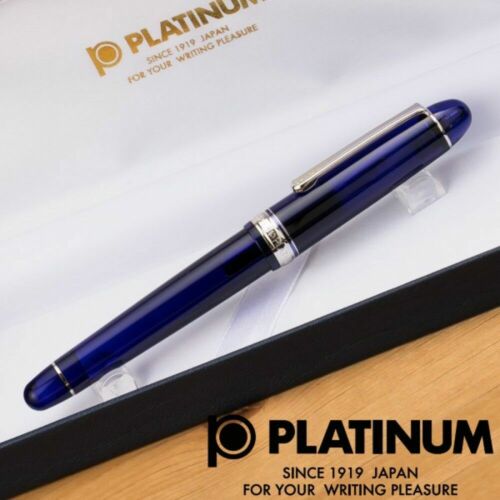 Platinum #3776 CENTURY Fountain Pen Chartres Blue Rhodium SF PNB-18000CR#51-0 - Picture 3 of 4