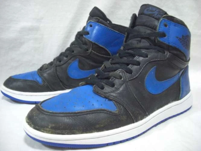 NIKE AIR JORDAN 1 ROYAL Blue x Black Men's Sneakers US11