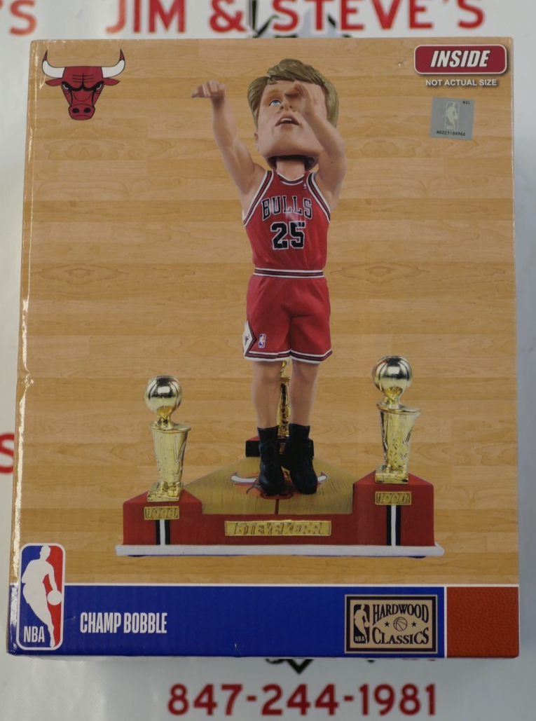 STEVE KERR FOREVER COLLECTIBLES HARDWOOD CLASSIC CHAMP BOBBLEHEAD