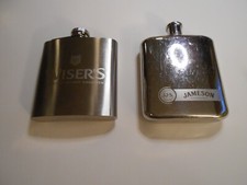 Pocket Flasks Jameson Irish and Wiser's Canadian Whisky