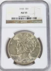 1935 Peace Dollar : NGC AU55
