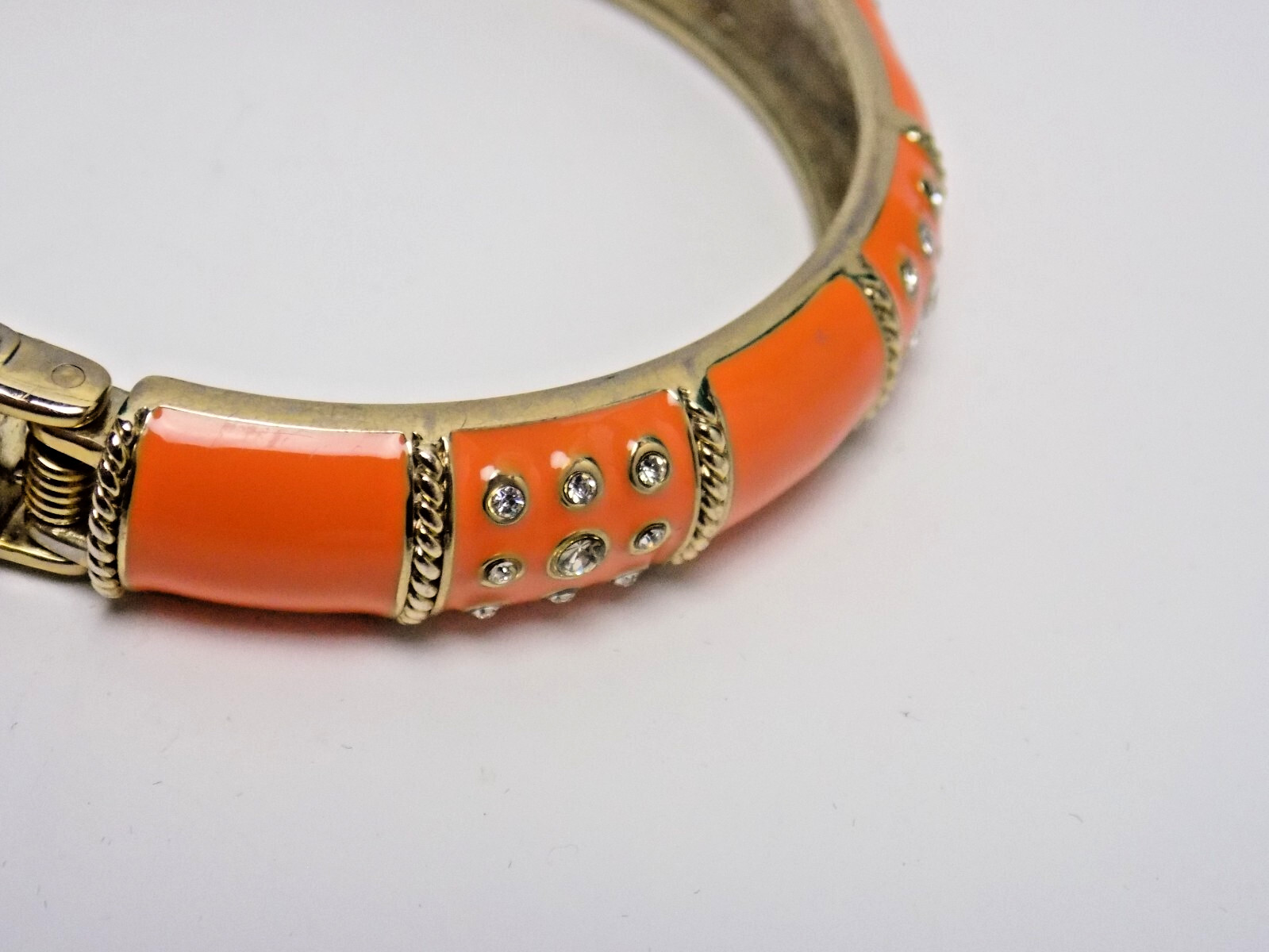 BRACELET - BEAUTIFUL SEQUIN SIGNED BANGLE BRACELE… - image 3