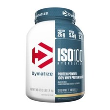 ISO100 Hidrolizado 100% Proteína de Suero Aislada - Vainilla Gourmet (3 Lbs. / 45 Serv)