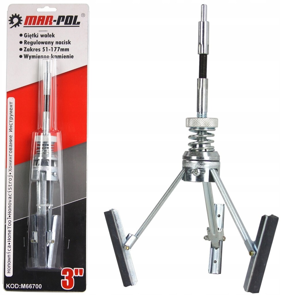 Lappatore 3" Levigatrice a molla per cilindri motori 51-177mm auto 3 piedi
