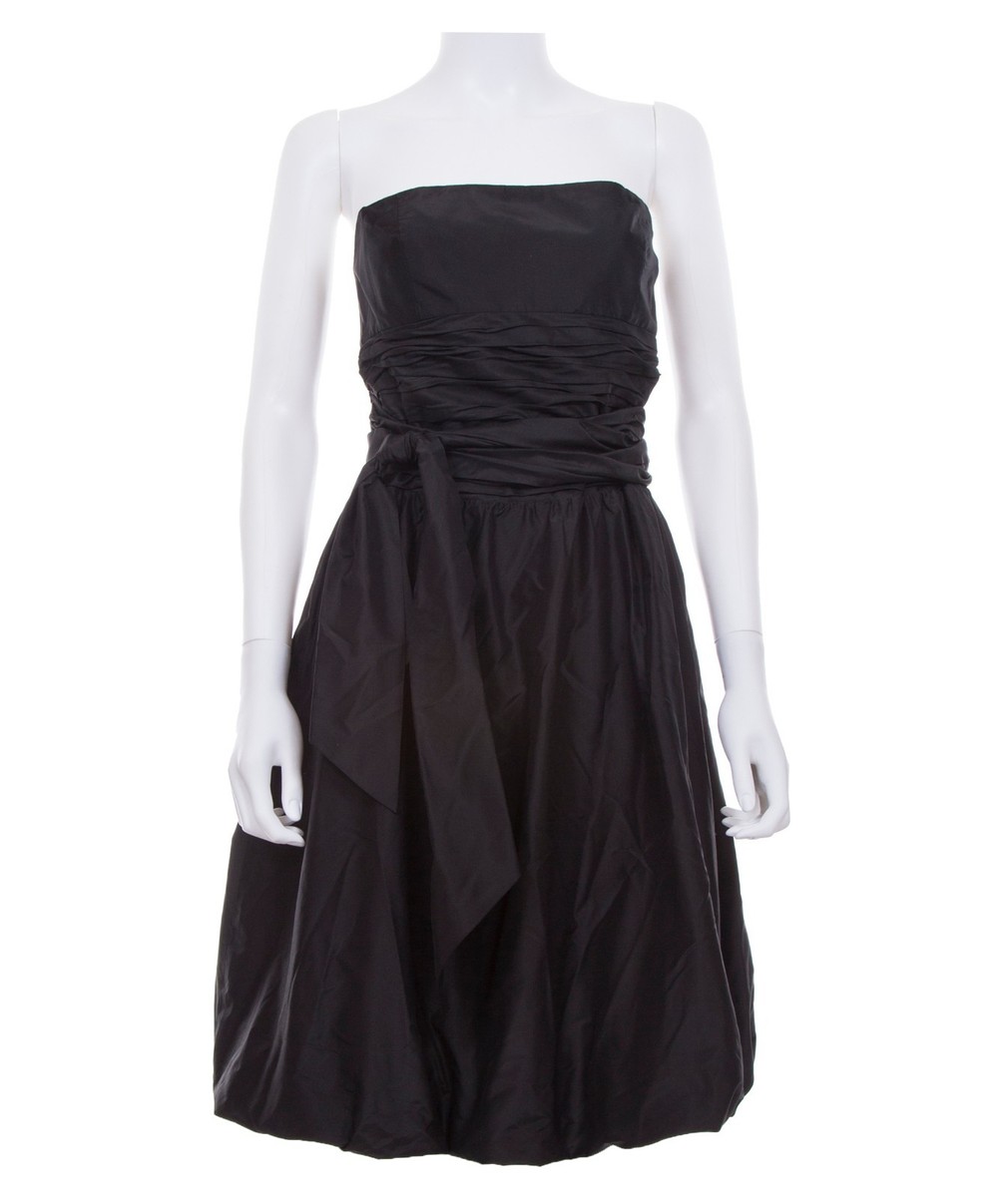 bcbg strapless black dress BCBGMAXAZRIA Silk Size US 6 NEW A-line Off-the-Shoulder Stretch Crepe SCH007256_B_XL Grösse:XS About The Brand