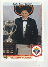 FREE SHIPPING-MINT-1990-91 (FLAMES) Upper Deck #202 Sergei Makarov CALDER TROPHY