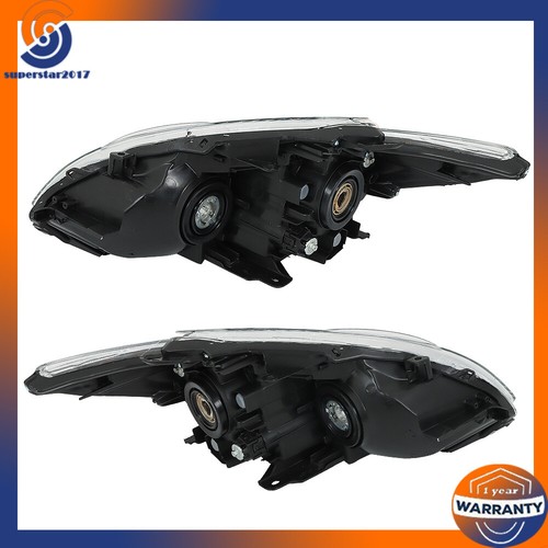Halogen Type Driver & Passenger For 2012-2015 Toyota Prius Headlights Headlamps - Picture 8 of 13