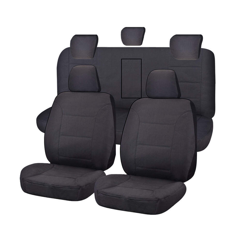 Canvas Seat Covers for HOLDEN COLORADO RG SERIES 06/2012-ON DUAL CAB UTILITY