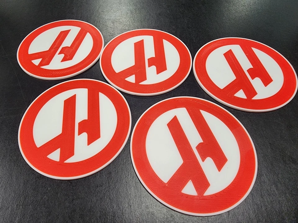 5 pack HAAS CNC COASTERS - Image 3 of 3