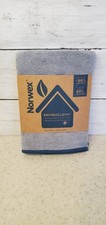 Norwex Envirocloth 13 X 13" Microfiber Cleaning Cloth Gray Graphite Blue