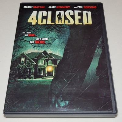 4Closed (DVD 2013) Jamie Kennedy Marlee Matlin Paul Sorvino Free 1-Day Shipping