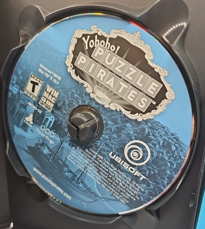 Yohoho! Puzzle Pirates (PC/ Mac, 2005) Outer Box CIB Complete In Box With Manual - Image 4 of 4