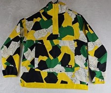 Adidas Classic Lego Half Zip Windbreaker Jacket Yellow Green Black S HB9875 KId