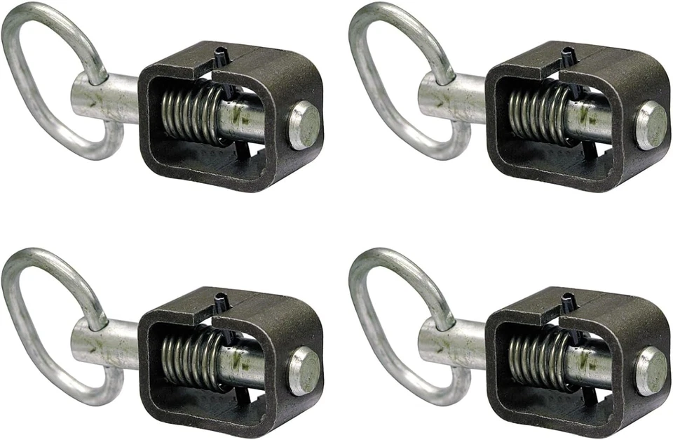 B2598H Weld-On 5/8" Spring Latch Assembly with Plain Tube, Spring Loaded Bolt, 4 - Image 3 of 4