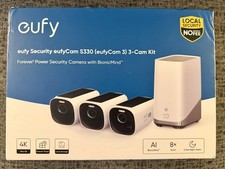 eufy eufyCam3 Wireless Solar Security Camera System 4K Outdoor Cam Local Storage