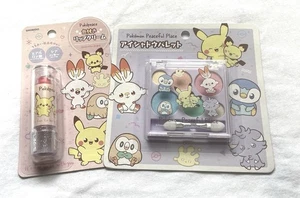 Pokémon endroit paisible maquillage Set Oeil Ombre Palette & Crème à lèvres Japon Exclusive