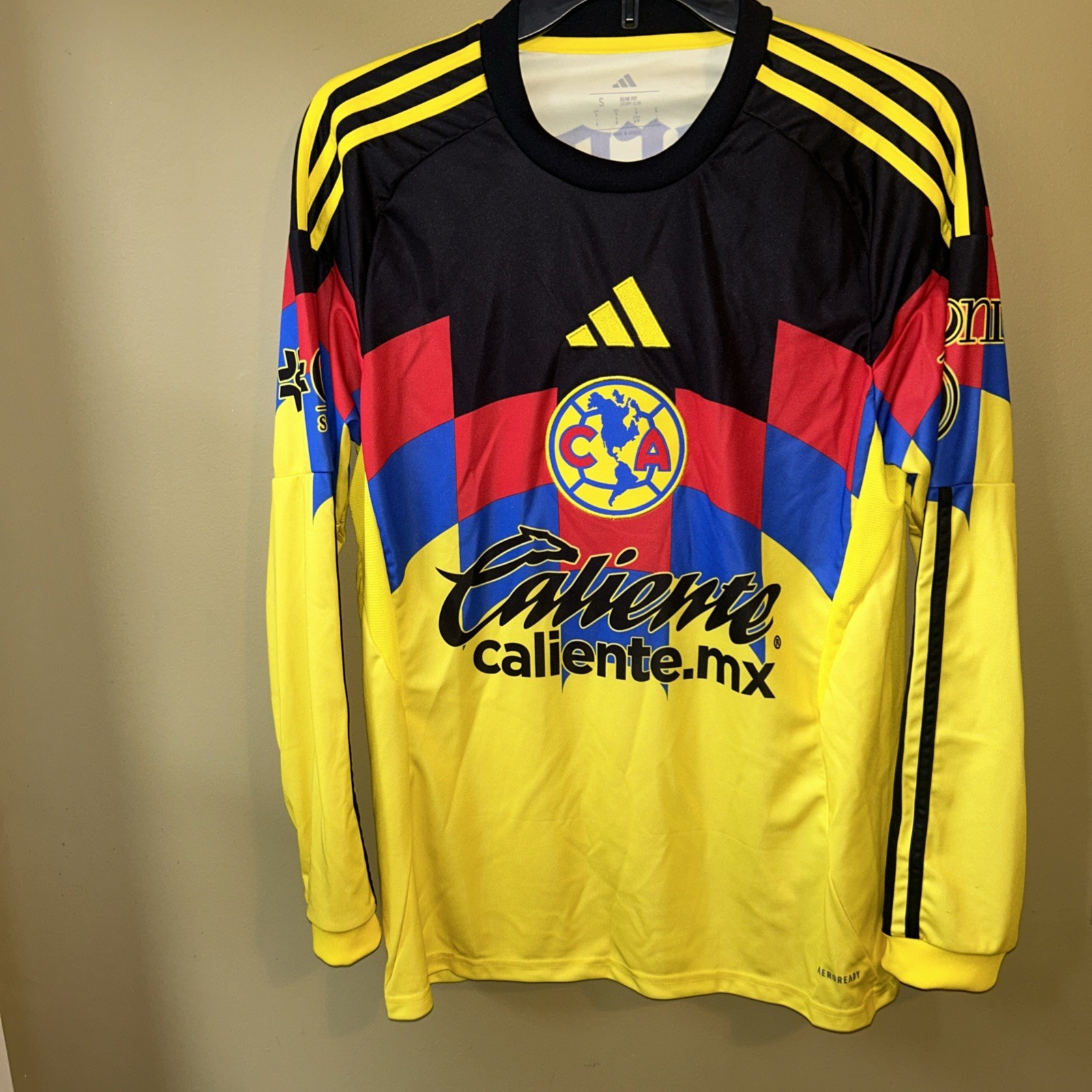 Adidas Club America 25/26 Home Football/Soccer Long Jersey Size Small JN8636