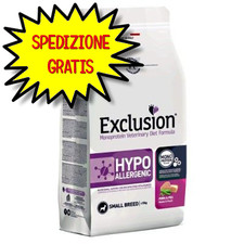 EXCLUSION DIET HYPOALLERGENIC DOG SMALL MAIALE E PISELLI 7 KG