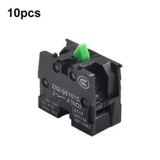 10PCS Industrial Push Button Switch Contacts for Panel Builders and Machines