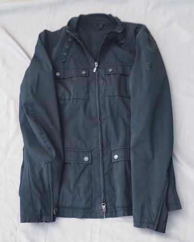Belstaff, Veste Vintage Belstaff T46/M Noire Tourmaster homme/femme Made in Italy 1924