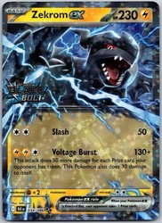 Zekrom ex (Black Bolt Stamped) 034/086 Double Rare