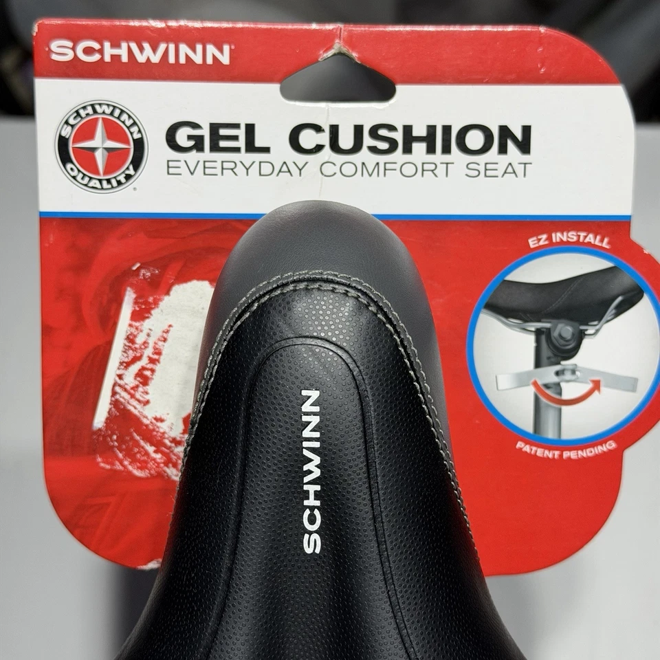 Schwinn Gel Cushion bike bicycle Saddle Seat Replaceable Schwinn Bike Seat - Image 4 of 4