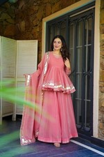 NEW INDIAN PAKISTANI WOMEN SHARARA PLAZZO KURTI PLAZZO PANT SALWAR KAMEEZ SUIT