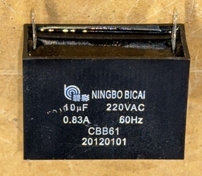 LG Microwave Capacitor From LMHM2017ST 20120101 10 µF 220 V