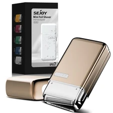 SEJOY Men's Electric Razor Foil Waterproof Cordless Shaver Trimmer Wet & Dry US