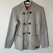 Merrell Performix Regulate Hoodie Jacket Gray Toggle Knit, Medium