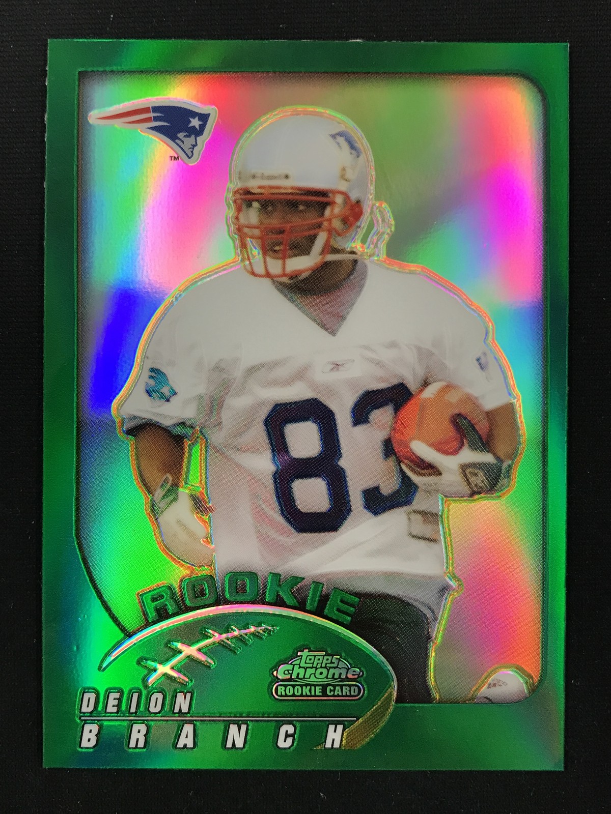 2002 Topps Chrome #264 Deion Branch New England Patriots Rookie