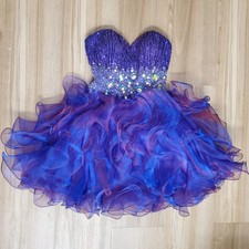 Blush Prom dress Purole Jovani Short Dress Size 2 Sherri Hill Mac Duggal Terani