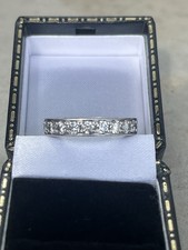 Platinum 1.00ct Diamond Eternity/Wedding Ring, Size N, Quality! Boxed RRP £2650.